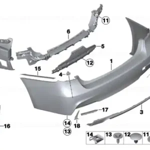 Super ofertă Guide for bumper, side, right - BMW