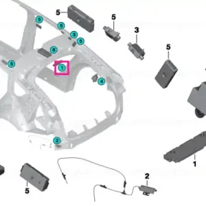 Antenna amplifier, Diversity 868 MHZ - BMW Premium