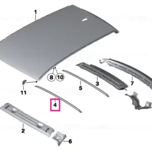 Cel mai vândut Roof bow, front - BMW