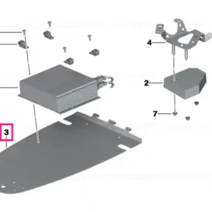 Carrier plate, radio transceivers - BMW Motorrad Reduceri