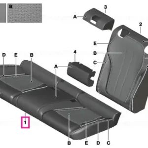 Capac scaun confort, piele perf. INDIVIDUAL - BMW Vezi acum