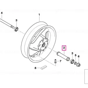 Spacer sleeve - BMW Motorrad Ieftin