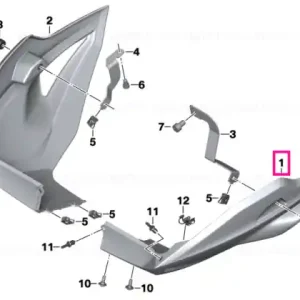 Ofertă limitată Engine spoiler left - BMW Motorrad