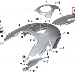 Ofertă limitată Capac rezervor inferior - BMW Motorrad