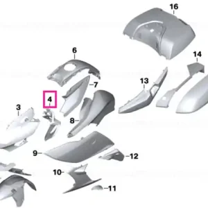 Hand protector left MAGNESIUM - BMW Motorrad Cumpără online