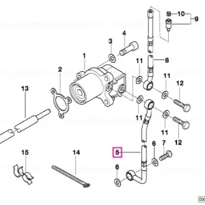 Chilipir Cablu ambreiaj cilindru intrare/iesire - BMW Motorrad