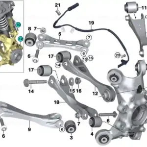 Wheel carrier, rear right - BMW Ofertă limitată