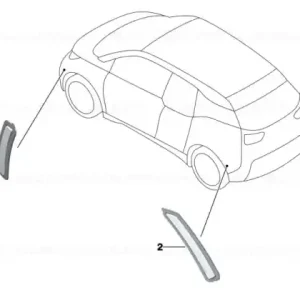 Reducere extra Side-marker rear reflector, right - BMW