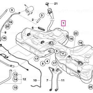 Reducere specială Rezervor combustibil plastic - BMW