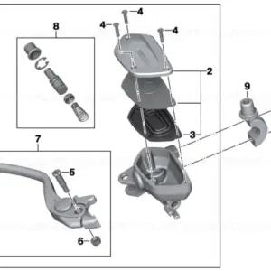 Pârghie frână mână - BMW Motorrad Reducere specială