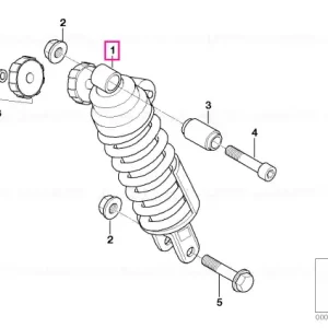 Plată sigură Arc strut spate - BMW Motorrad