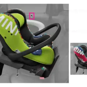 MINI baby seat 0+ VIVID GREEN - BMW - Mini Cel mai bun preț