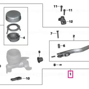 Preț redus Manetă frână mână D=16MM - BMW Motorrad