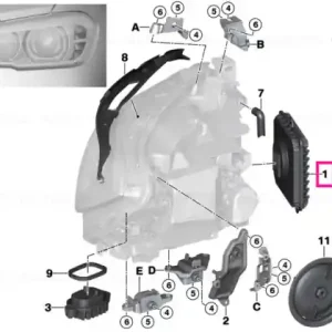 Control unit, front light electronics - BMW Reduceri