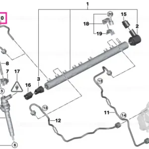 Ansamblu furtun presiune 4-6 - BMW Discount