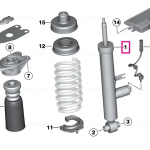 Transport gratuit Amortizor, punte spate - BMW Seria 1 F20 F21, Seria 2 F22