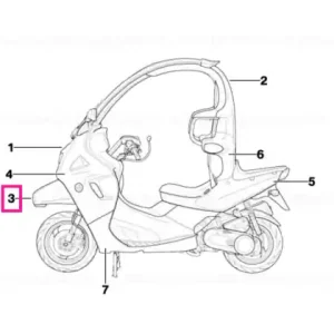 Fairing, crash element, primed - BMW Motorrad Ultima șansă
