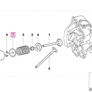 Reținător arc conic - BMW Motorrad Livrare rapidă