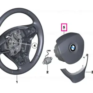 Airbag module, driver's side SCHWARZ - BMW Cel mai bun preț
