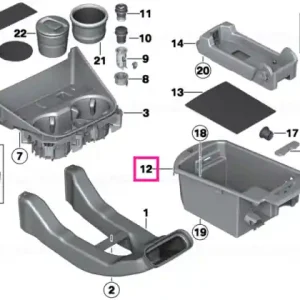 Storage compartment, armrest - BMW Reduceri