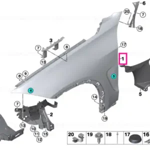 Side panel, front right - BMW Reducere