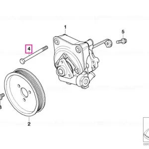 Șurub hexagonal cu șaibă M8X80-U1-8.8 - BMW Mai ieftin