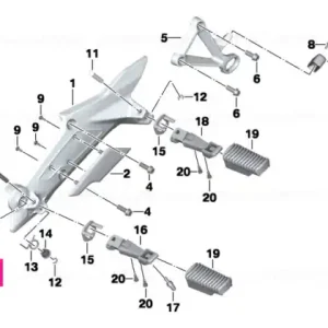 Ultima șansă Surub trapezoidal M8X45-10.9-MKL - BMW Motorrad
