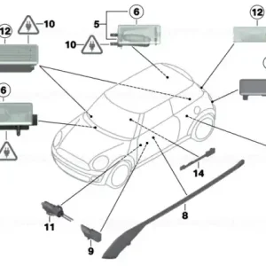 LED module, B-pillar - BMW - Mini Mai ieftin