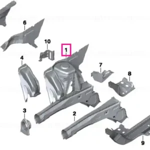 Front left wheelhouse - BMW - Mini Ofertă limitată