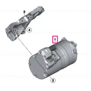 RP AC compressor.w.magnetic coupling - BMW Livrare rapidă