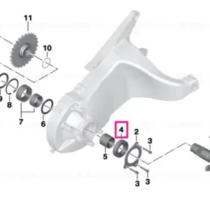 Grooved ball bearing - BMW Motorrad Retur gratuit