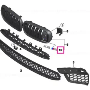BMW badge front radiator grill left Reducere