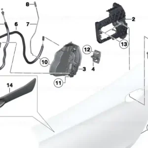 Bestseller Outer door opener, painted, right - BMW