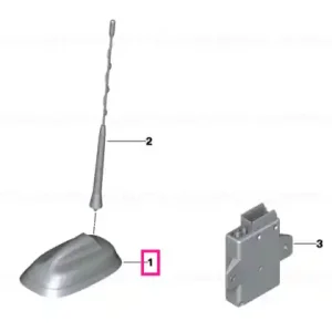 Roof antenna AM/FM - BMW - Mini Livrare rapidă