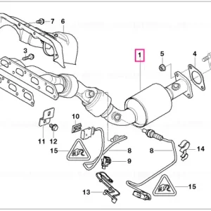 Promoție RP-exhaust manifold with catalytic conv. - BMW - Mini