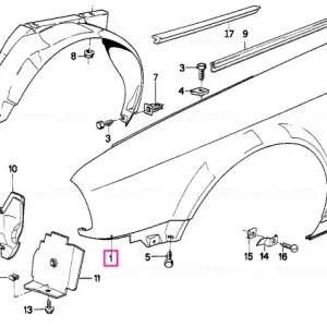 Super ofertă Side panel, front left - BMW