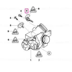 Expediere rapidă Senzor temperatura aer incarcare - BMW - Mini