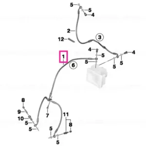 Reducere specială Brake line, front brake circuit - BMW Motorrad