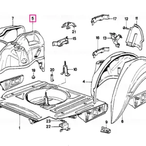 Cel mai vândut Right rear inner wheelhouse - BMW