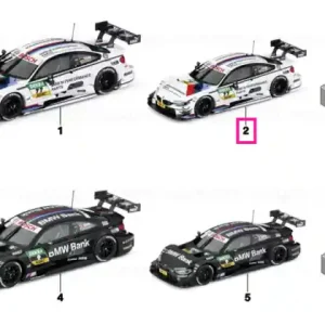 BMW miniature M4 DTM 2015 M. Tomczyk WHITE, TOMCZYK Noutate