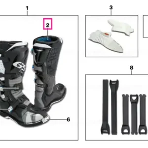 Inner shoe black/white/blue 44 - BMW Motorrad Livrare expres