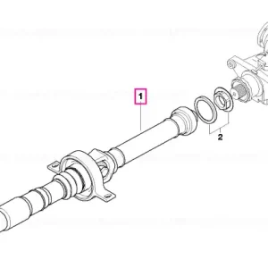 Cel mai vândut Arbore transmisie automata L=1226MM - BMW
