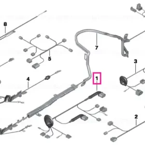 Wiring harness, electric parking brake - BMW Premium