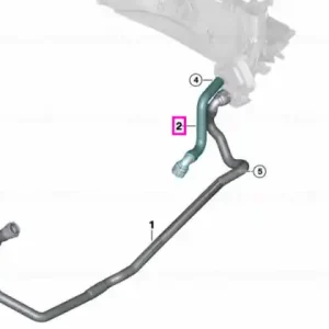 Conducta retur lichid răcire - BMW X3 F25, X4 F26 - tip motor B47 Ofertă limitată
